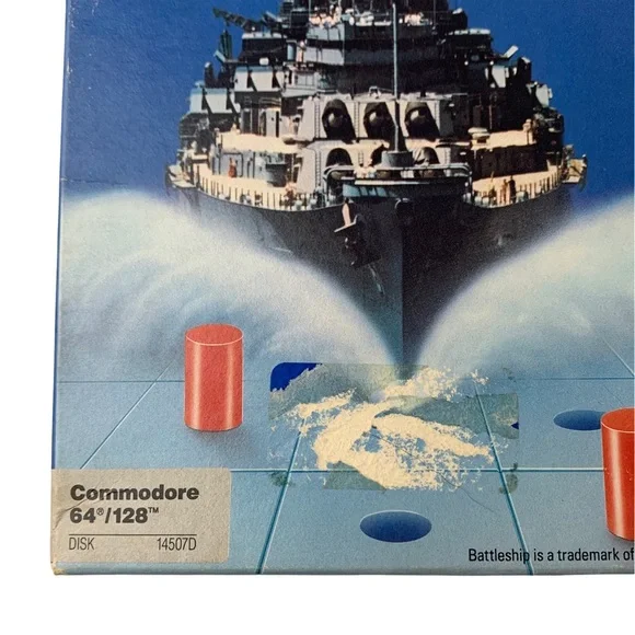 Battleship C64/128 Commodore 64 Retro PC Game Vintage Epyx 1988